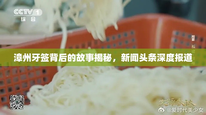 漳州牙签背后的故事揭秘，新闻头条深度报道