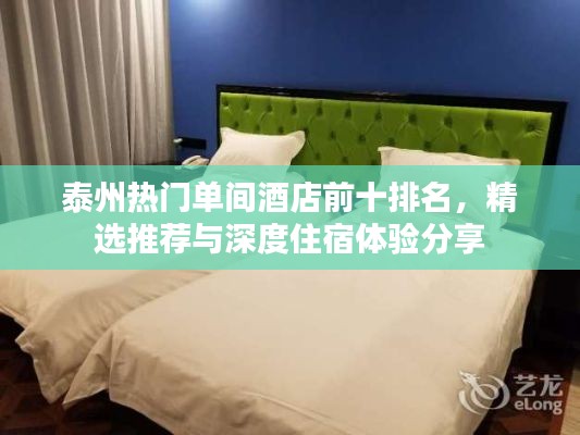 泰州热门单间酒店前十排名，精选推荐与深度住宿体验分享