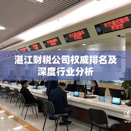 湛江财税公司权威排名及深度行业分析