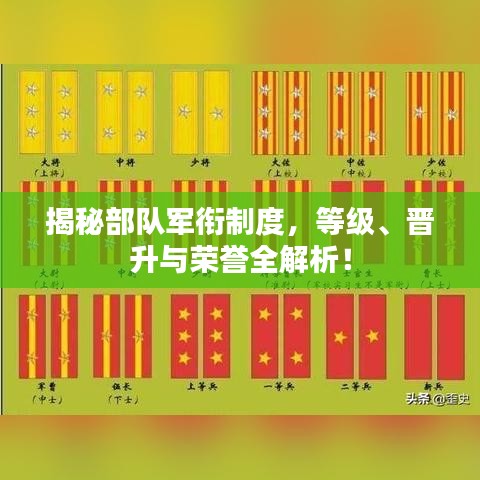 揭秘部队军衔制度，等级、晋升与荣誉全解析！