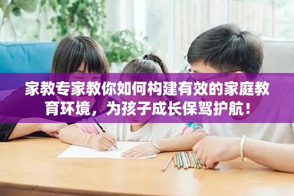家教专家教你如何构建有效的家庭教育环境，为孩子成长保驾护航！