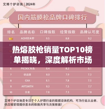 热熔胶枪销量TOP10榜单揭晓，深度解析市场热门选择