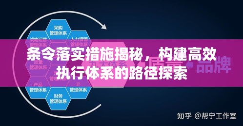 条令落实措施揭秘，构建高效执行体系的路径探索